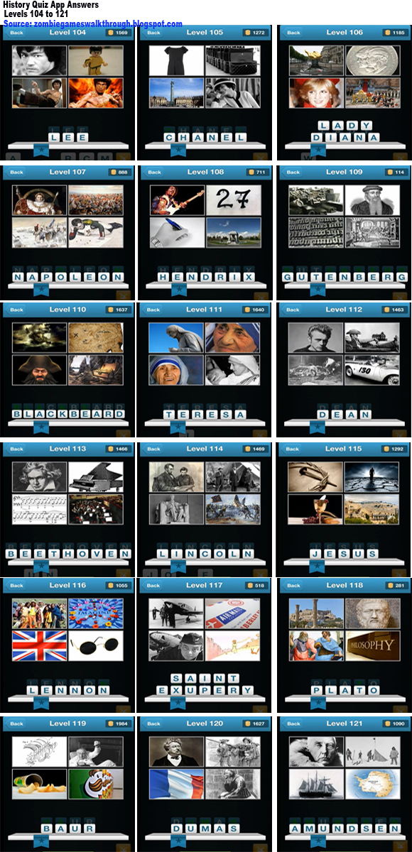 Us history quiz with answers